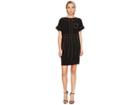 Boutique Moschino Crepe Studded Dress (black) Women's Dress