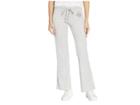Juicy Couture Track Velour Juicy Highness Del Rey Pants (silver Lining) Women's Casual Pants