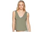 Carve Designs Cayman Tankini 2-in-1 (olive/olive Paisley) Women's Swimwear