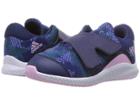 Adidas Kids Fortarun X Cf (toddler) (dark Blue/clear Lilac/white) Girls Shoes