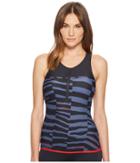 Adidas By Stella Mccartney Training Miracle Sculpt Tank Top Cg0827 (night Grey/tech Ink/vivid Red) Women's Sleeveless
