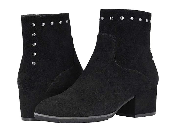Vaneli Faiza (black Suede/gunmetal Nailheads) Women's Boots