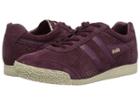 Gola Harrier Glimmer Suede (windsor Wine/rose Gold/off-white) Women's Shoes