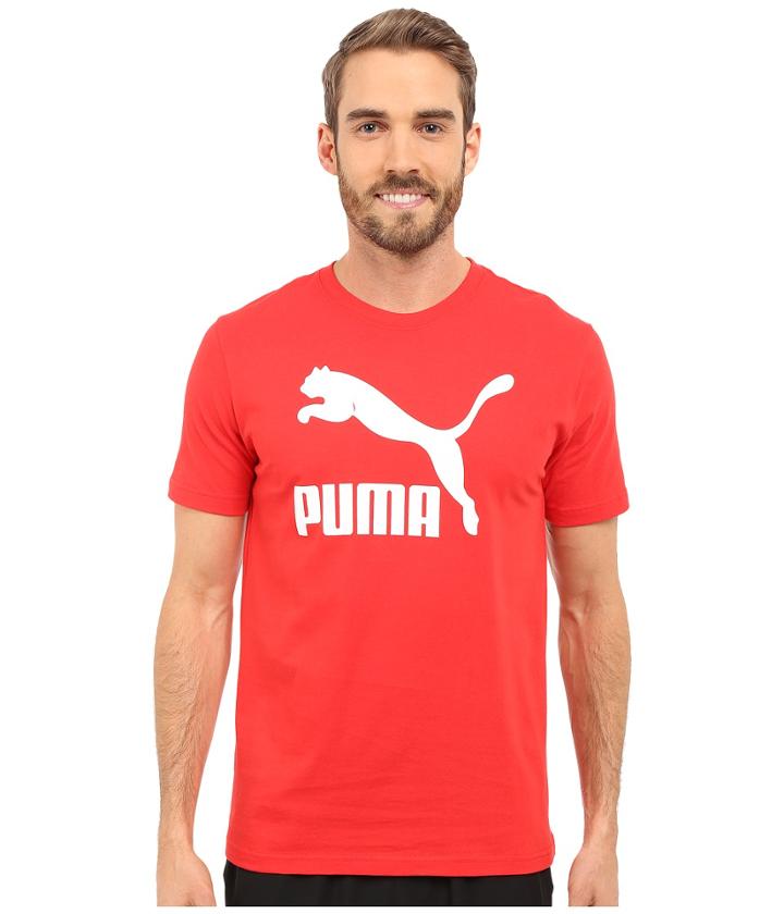 Puma Archive Life Tee (high Risk Red) Men's T Shirt