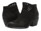 Born Winema (black Distressed Leather) Women's Clog Shoes