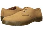 Dr. Martens Coronado 3-eye Shoe (tan Slippery Wp/tan Co Cotton Drill) Men's Shoes