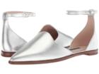 Nine West Oriona D'orsay Flat (silver Metallic) Women's Shoes