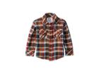 Appaman Kids Flannel Shirt With Elbow Patches (toddler/little Kids/big Kids) (baked Apple Plaid) Boy's Clothing