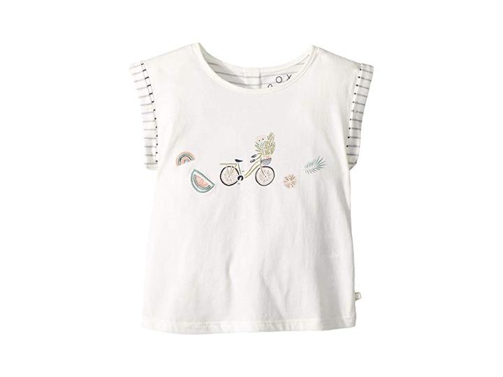 Roxy Kids From The Jump Back Ride Tee (toddler/little Kids/big Kids) (dress Blues Simple Stripe) Girl's T Shirt