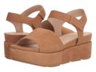 Eileen Fisher Jasper (camel Tumbled Nubuck) Women's Sandals