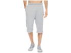 Nike Dry Fleece Long Training Short (dark Grey Heather/black) Men's Shorts