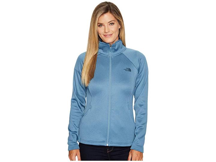 The North Face Agave Full Zip (provincial Blue) Women's Sweatshirt