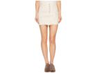 Free People Denim A-line Skirt (white) Women's Skirt
