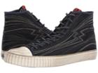 John Varvatos Mid Top Engineered (midnight) Men's Lace Up Casual Shoes