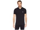 Boss Hugo Boss Short Sleeve Polo With Logo Patch (black) Men's Short Sleeve Pullover