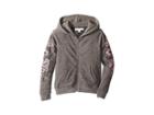 Spiritual Gangster Kids Rose Sgv Zip Hoodie (little Kids/big Kids) (medium Heather Grey) Girl's Sweatshirt