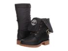 Timberland Jayne Waterproof Gaiter Boot (black Full Grain/black) Women's Lace-up Boots