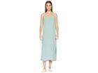 Eileen Fisher Tencel Viscose Crepe V-neck Cami Dress (elm) Women's Dress