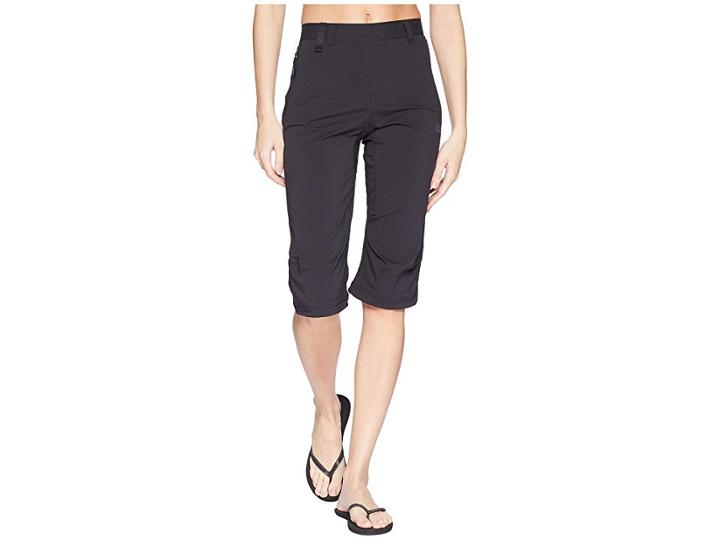 Jack Wolfskin Activate Light 3/4 Pants (black) Women's Casual Pants