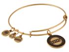 Alex And Ani Kappa Kappa Gamma Charm Bangle (rafaelian Gold Finish) Bracelet