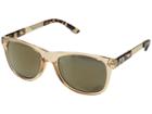 Kenneth Cole Reaction Kc1259 (light Brown/smoke Mirror) Fashion Sunglasses