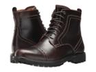 Clarks Montacute Cap (dark Brown Leather) Men's Lace-up Boots