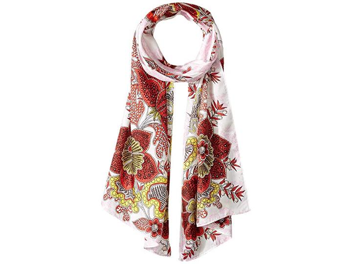 Echo Design Resort Toile Silk Scarf (poppy) Scarves