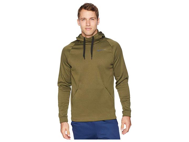 Nike Thermal Hoodie Pullover (olive Canvas/black) Men's Sweatshirt