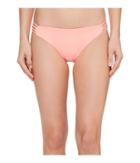 Roxy Strappy Love Reversible 70's Bikini Bottom (lady Pink) Women's Swimwear