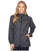 Columbia Flash Forwardtm Printed Windbreaker (black Print 1) Women's Coat