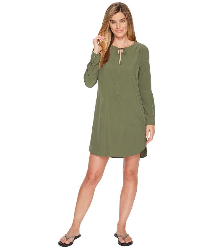 Prana Natassa Dress (forest Green) Women's Dress