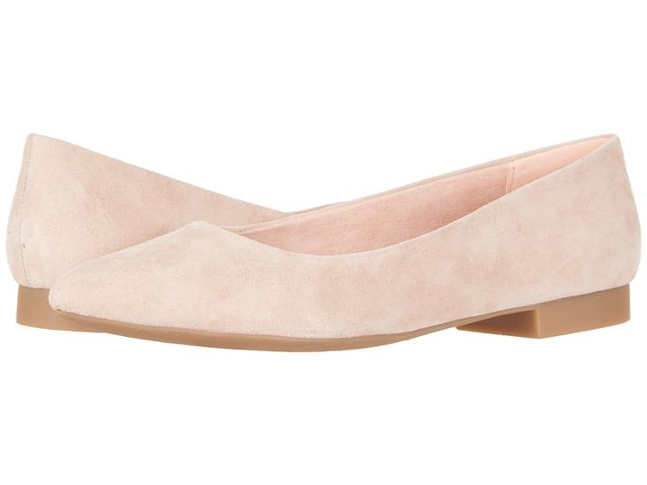 Bella-vita Vivien (blush Kid Suede Leather) Women's Flat Shoes