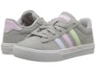 Adidas Kids Daily 2.0 (little Kid/big Kid) (grey 2/aero Pink/aero Blue) Kids Shoes