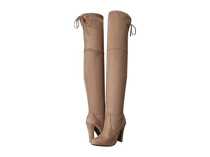 Steve Madden Gorgeous Knee Boot (taupe) Women's Dress Pull-on Boots