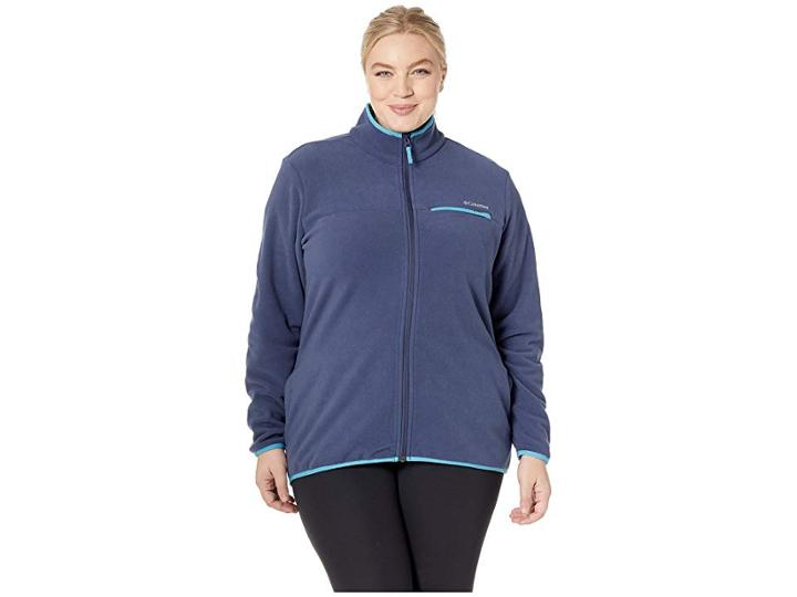 Columbia Plus Size Mountain Crest Full Zip (nocturnal/beta) Women's Coat
