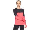 Skirt Sports Wonder Wool Long Sleeve (cosmo Pink Wool/black) Women's Clothing