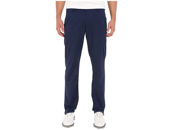 Under Armour Golf Ua Match Play Taper Pant (academy/true Gray Heather/academy) Men's Casual Pants