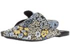Born Ingah (black/light Blue/yellow Fabric) Women's  Shoes