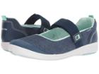 Stride Rite M2p Lia (little Kid) (navy Leather) Girls Shoes