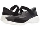Hush Puppies Cypress Mary Jane (black Leather/suede) Women's Hook And Loop Shoes