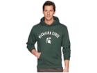 Champion College Michigan State Spartans Eco(r) Powerblend(r) Hoodie 2 (dark Green) Men's Sweatshirt
