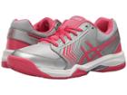 Asics Gel-dedicate 5 (silver/rogue Red/white) Women's Tennis Shoes