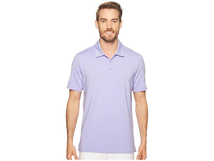 Adidas Golf Ultimate Solid Polo (light Purple) Men's Clothing