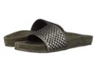 J/slides Naomie (pewter Metallic Leather) Women's Shoes