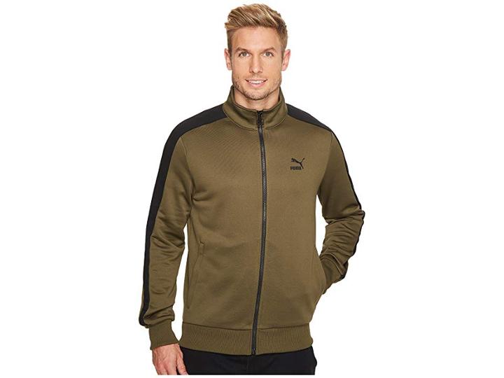Puma Archive T7 Track Jacket (olive Night) Men's Jacket