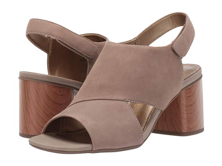 Anne Klein Damarie Heeled Sandal (taupe) Women's Sandals