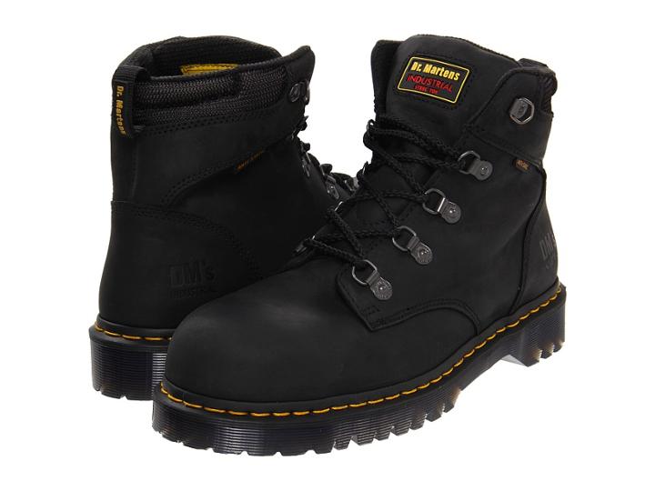 Dr. Martens Work Holkham Sd (black Industrial Greasy) Men's Industrial Shoes