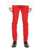 Pierre Balmain Moto Jeans (red Vintage) Men's Jeans