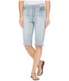 Tribal Pull-on 13 Bermuda Dream Jeans In Bleach Wash (bleach Wash) Women's Shorts