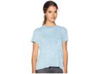 Rvca Suspension Short Sleeve Top (blue Crest) Women's Clothing